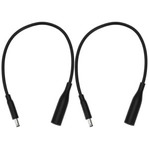 Create idea 2Pcs Laptop Power Converter Cable 7.4mm Female to 4.5mm Male Dongle Tip DC Power Converter Cable Compatible with Dell Inspiron Latitude Studio XPS Vostro