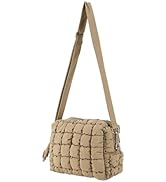 GSenhui Small Quilted Crossbody Bags For Women Puffer Shoulder Bags Puffy Phone Bag Cross Body Ba...