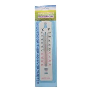 Thermometer Temperature Gauge - Weather Temperature Measure | Handheld Thermometer | Wireless Temperature Sensor | Large Numbers Wall Mount Temperature Gauge For Garden Wall