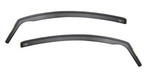ISPEED Wind Deflectors For PEUGEOT 208 Hatchback 3 Door 2012-2019 2pc - Keep Your Car Ventilated In Rain - Reduce Wind Turbulence - Tinted In-Channel Type
