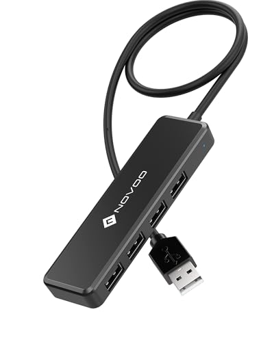 NOVOO R4 USB HUB with 60cm Long Cable