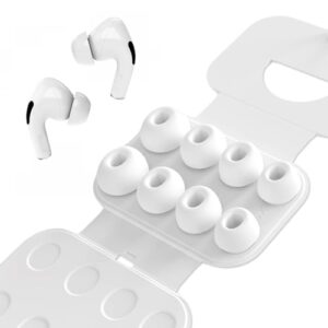 4 Pair Anti-Slip Soft Silicone Airpods Pro Replacement Earbuds