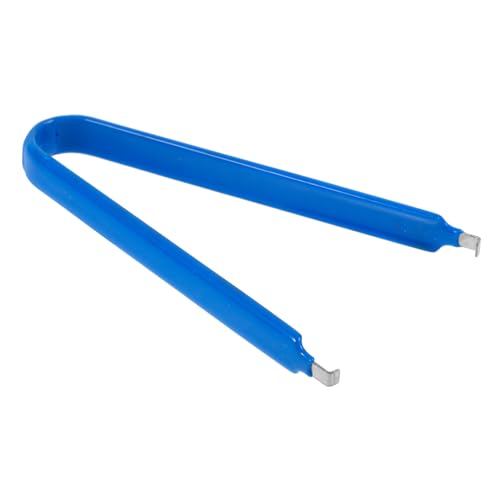 BUGUUYO Car Tweezers Keycaps Puller Fuse Puller Tools Keycap Puller Key Switch Puller Car Fuse Puller Fuse Pliers Fuse Puller Tool for Car Fuse Puller Pliers Stainless Steel Sky-blue