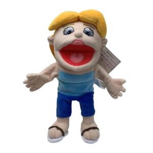 Jeffy Puppet Soft Plush Toy - Jeffy Hand Puppets With Removable Head And Mouth