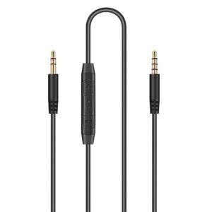 Replacement Audio Cable for Sony Headphones 3.5mm to 3.5mm Aux Cord Compatible with Sony WH-1000XM5 WH-1000XM4 WH-1000XM3 WH-CH720N ULT WEAR WH-CH710N WH-XB910N with In-line Mic & Volume Control