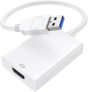 Panera USB to HDMI Adapter Converter Cable for Multi Monitor USB 3.0/2.0 to HDMI Converter 1080P HD with Audio Output for PC/Laptop/Projector/Monitor/HDTV Compatible with Windows XP/8/10/11