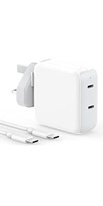 Mac Book Pro Charger, 67W USB C Charger Power Adapter, Compatible with Mac Pro 13/14/ 15/16 inch,...