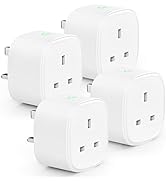 Meross Smart Plug with Energy Monitoring, Mini Smart WiFi Plug Work with Alexa, Google Home, Smar...