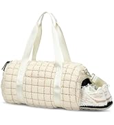 Gsenhui Womens Gym Bag with Shoe Compartment and Wet Pocket Carry On Bag Weekend Travel Bags for ...
