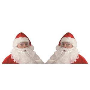 Wyttuubv Santa Claus Car Decals - Christmas Window Decorations