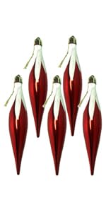 Christmas Droplet Baubles