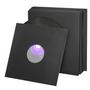 Vinyl Record Inner Sleeves | Poly-Lined Record Protective Sleeves |10pcs Anti-Static Album Jackets | Premium Inner Covers for Vinyl Protection
