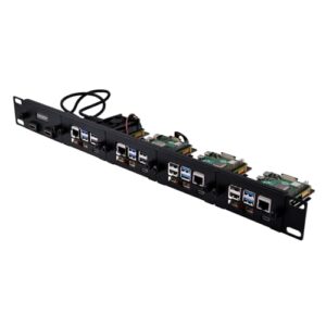 GeeekPi RS01 1U Rack Mount for Raspberry Pi 5/4B