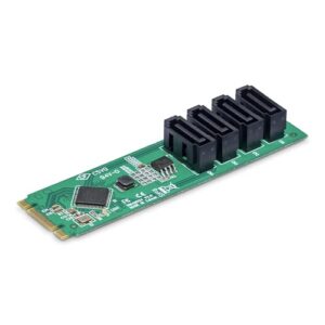 StarTech.com 4-Port M.2 to SATA Adapter Card