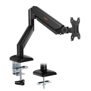 VonHaus Single Monitor Arm Desk Mount for 10 to 32 Inch Screens