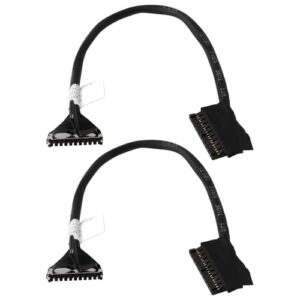 VGOL 2PCS Computer Battery Cable Compatible with Dell Latitude 7280 7380 7290 7390 04W0J9 DC02002NG00 Length 15cm Laptop Power Connector Cable