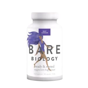 Bare Biology Ready & Rested Magnesium (Bis) Glycinate Capsules - 180 Tablets