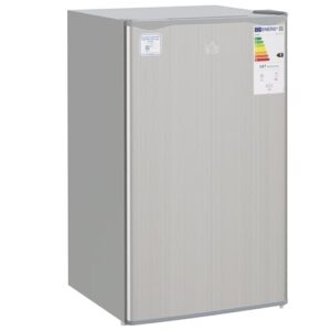 HOMCOM 91 Litre Freestanding Under Counter Fridge Freezer with Chiller Box