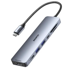 BENFEI 7-in-1 USB C Hub with HDMI(4K@60Hz)