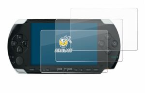 brotect Glass Screen Protector Film compatible with Sony PSP 1000 (3 Pack) - Glass-Foil 9H Protection [Scratch Resistant