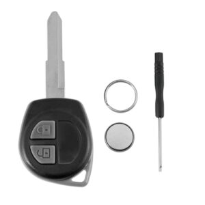 For SUZUKI Swift Key Fob for suzuki ignis Key Fob SX4 Liana Alto vauxhall agila Key Fob 2 Buttons Car Key Case Battery CR162