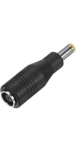 M METERXITY DC Connectors Adapter, DC 8mm Female to DC 5.5mm x 2.5mm Male, Copper Barrel Connecto...