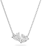 Swarovski Hyperbola hoop earrings, Mixed cuts, Mini, White, Rose gold-tone plated