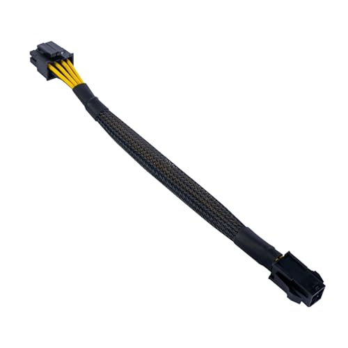 ZLKSKER 4 Pin to 8 Pin CPU Power Cable/Adapter (8 Inch