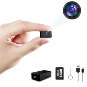 Mini Spy Camera - 64GB Hidden Camera-1080P Mini Camera-Small Camera-Spy Cam