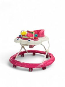 RYDR Baby Walker/Rocker Bouncer First Steps Push Along Activity Music Ride On Car UK (Pink)