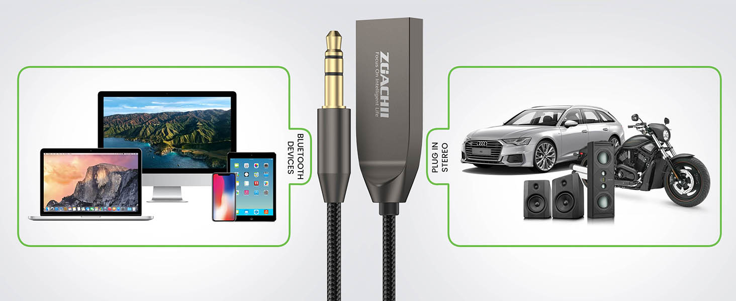 bluetooth aux adapter car
