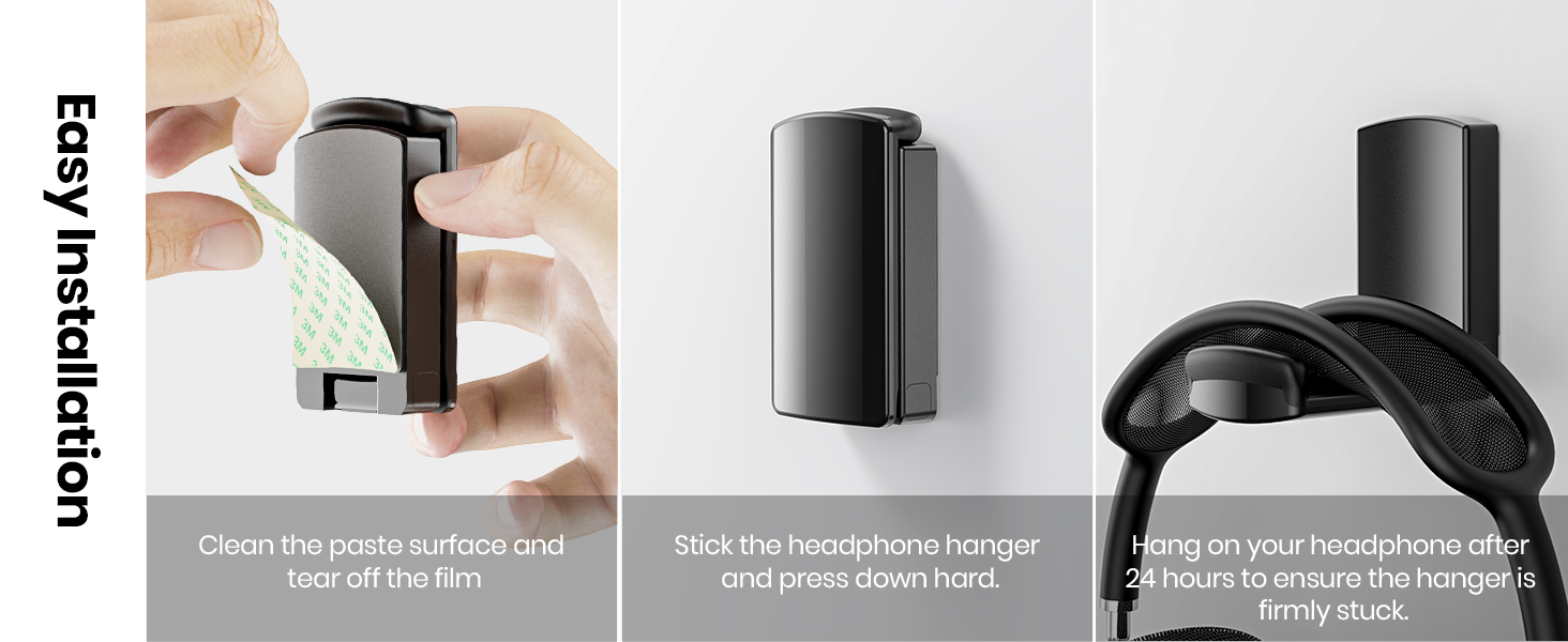 sticky headset hook