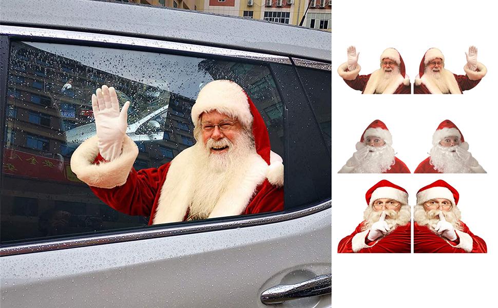 Christmas Car Window Decals