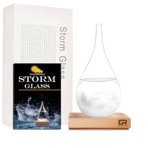 Storm Glass Weather Forecast Bottle - Snow Globes Barometer