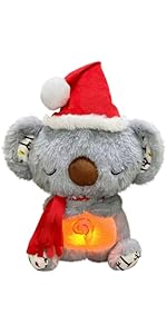Christmas Relief Koala Sleeping Breathing Koala Relief Anxiety Koala Plush Anxiety Bear Breathing...