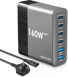 UOUCOO 160W USB C Charger Multi Port