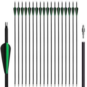 NorthSpoor 18 Pcs Archery Carbon Arrow Set