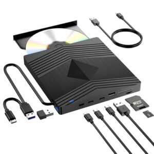 Aumdie External CD DVD Drive for Laptop