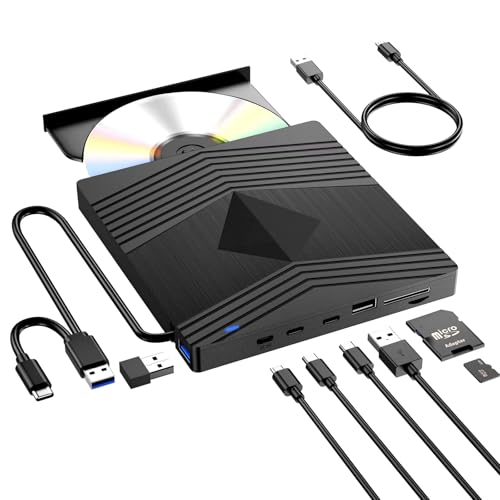 Aumdie External CD DVD Drive for Laptop