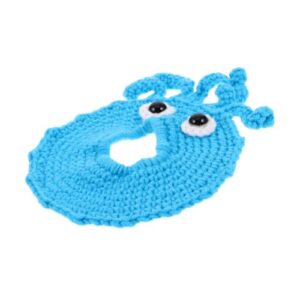 FOYTOKI Cute Animal Lens Accessory Octopus Shutter Hugger Baby High Chair Toy Knitting Kit for Kids Photography Props Baby Spiral Hanging Strolle