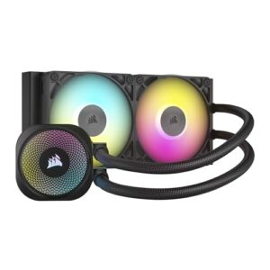 Corsair iCUE LINK TITAN 240 RX RGB Liquid CPU Cooler – 240mm AIO – 2x RX120 RGB Fans Included – Fits Intel LGA 1851/1700