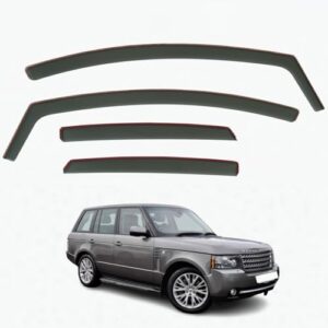 Set Of 4 Wind Deflectors Compatible with RANGE ROVER Vogue HSE SE L322 2002 2003 2004 2005 2006 2007 2008 2009 2010 2011 2012 Models.