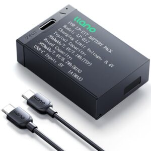 llano LP-E17 Battery (USB-C Input) Replacement Battery Pack for Canon EOS R50 RP R10 R8