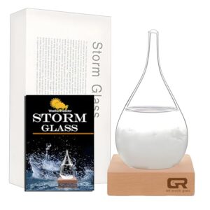 Storm Glass Weather Forecast Bottle - Snow Globes Barometer