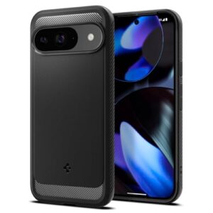 Spigen Rugged Armor Case Compatible with Google Pixel 9/9 Pro - Matte Black