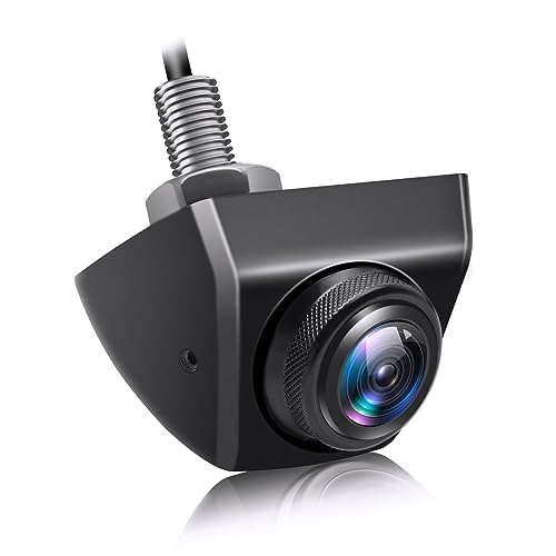 PARKVISION Reversing Camera Retrofit 360° Adjustable Flexible Mounting Rear View Camera Car Metal Housing 140° Wide Angle Universal Car Backup Camera for RV Parking Aid Reverse Camera Ca