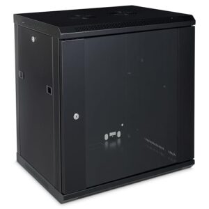 Platinum Enclosures 12u 600mm Deep Wall Mounted Data Cabinet 19 Inch Storage Rack for Home Office
