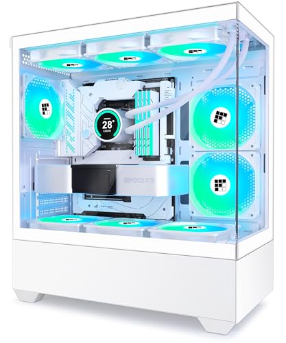 FOIFKIN PC Case - Pre-Installed 5 PWM ARGB Fan