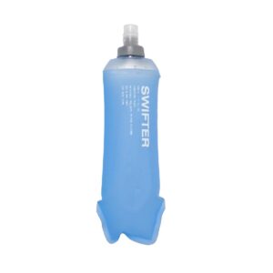SWIFTER Soft Flask 500ml | Running Water Bottle | Collapsible Water Bottles | Handheld Water Bottle Running | Leakproof | Trail Running Hydration Flask | Soft Water Bottle for Marathon