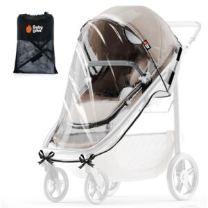 Baby Uma Universal Rain Cover for Pushchair - 100% Waterproof PEVA Rain Cover for Pram